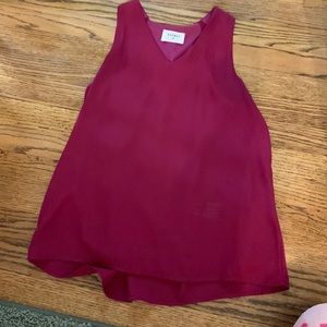 Everly magenta blouse